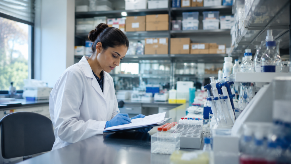 Modern Life Sciences Lab Workspace