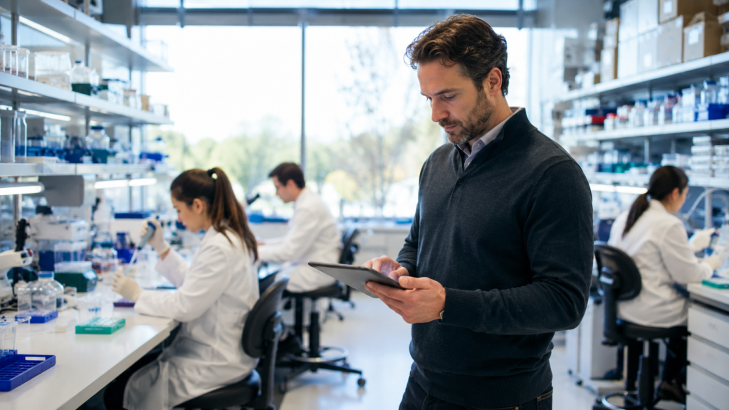 Modern Biotech Laboratory Procurement Workflow